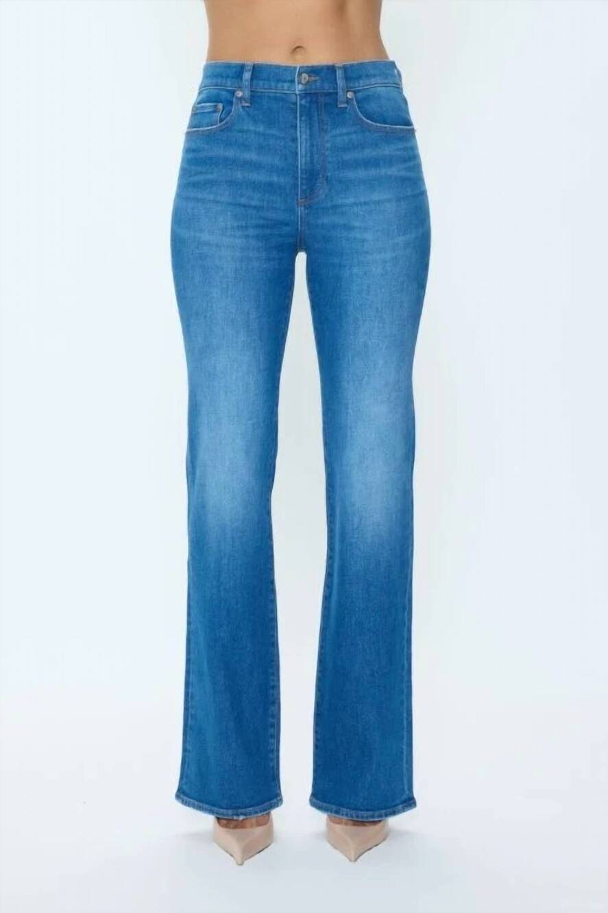 NEW PISTOLA evie high up rise slim boot jeans in eternity